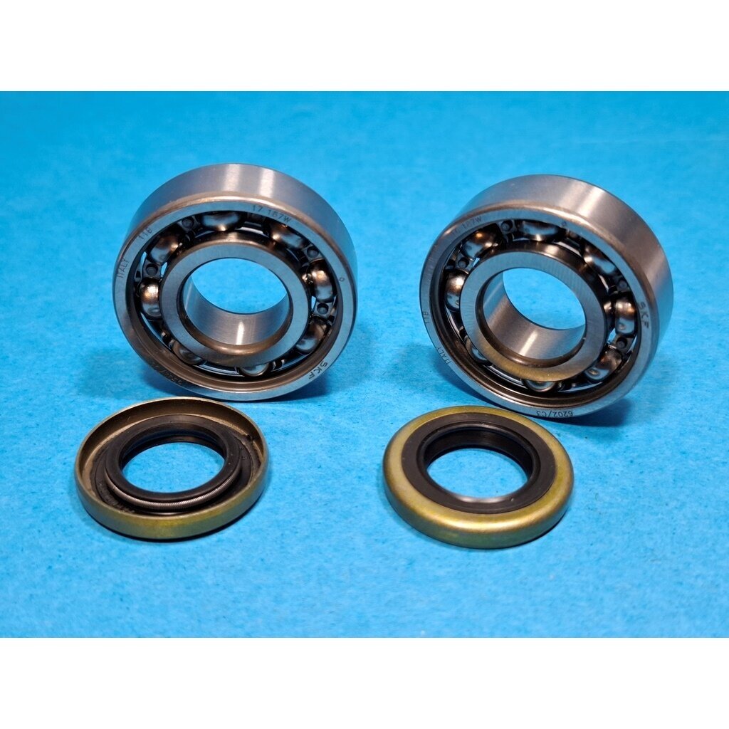 Crankshaft Bearings & Sealing Kit suitable for Husqvarna 40 45 49 50 51 55 254 257 357 359 Jonsered 2041 2045 2050 2159 CS2156 CS2159 chainsaw 2
