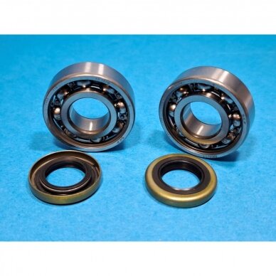 Crankshaft Bearings & Sealing Kit suitable for Husqvarna 40 45 49 50 51 55 254 257 357 359 Jonsered 2041 2045 2050 2159 CS2156 CS2159 chainsaw 2