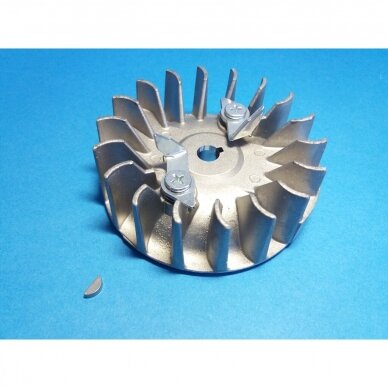 Flywheel & Woodruff Key suitable for Husqvarna 340 345 350 346 351 353 Jonsered 2141 2145 2149 2150 CS2141 CS2145 CS2147 CS2150 CS2152 CS2153 chainsaw 503824301