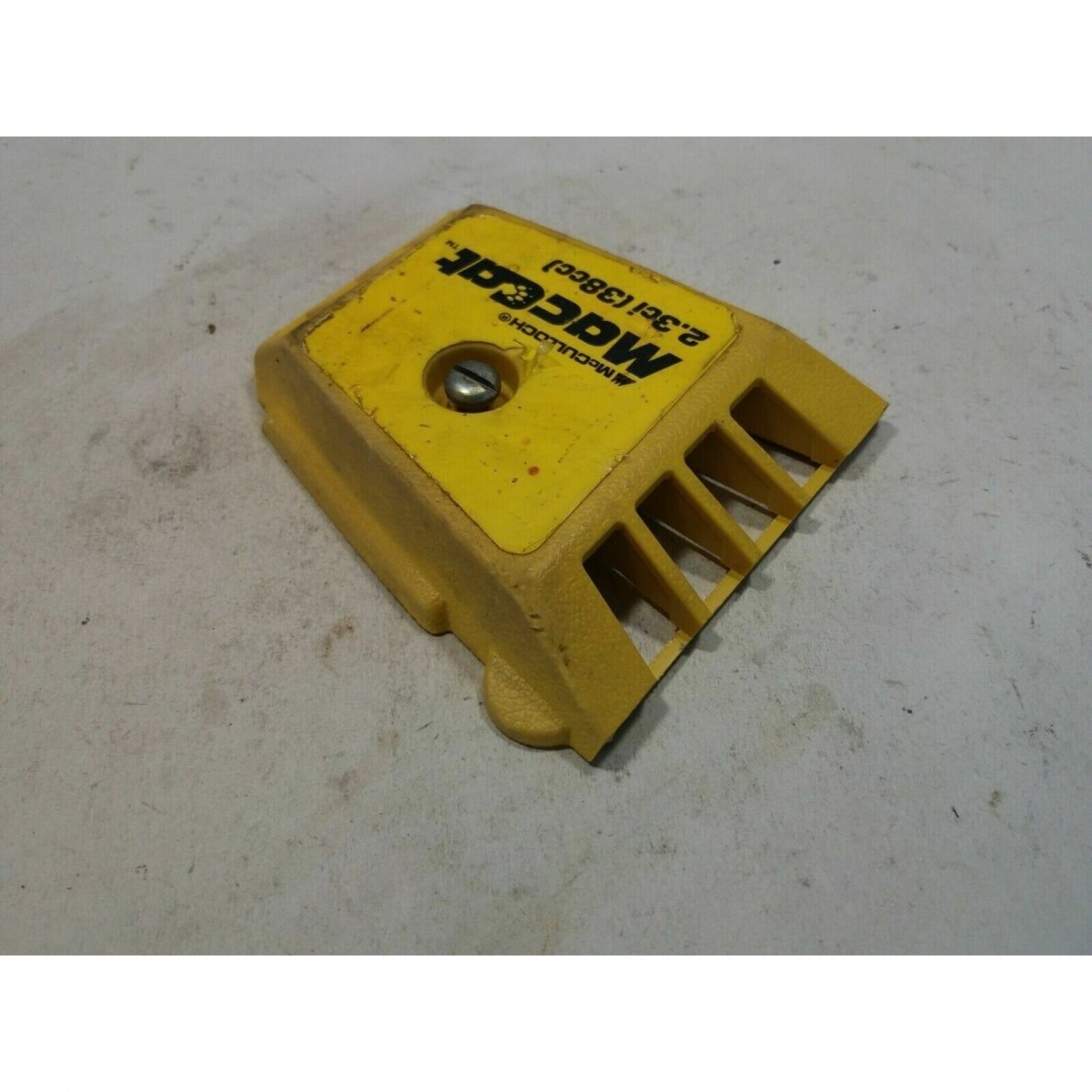 Genuine Air Filter Cover Mcculloch MacCat 2.3 ci 38cc chainsaw 215481 3 Genuine Air Filter Cover Mcculloch MacCat 2.3 ci 38cc chainsaw 215481 3