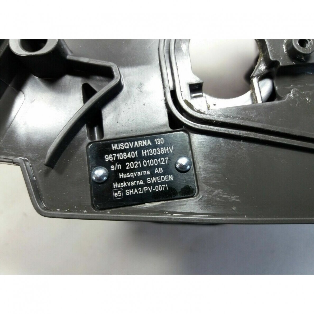 Genuine Cylinder Cover Support Husqvarna 130 135 Mark II chainsaw 590409901 4 Genuine Cylinder Cover Support Husqvarna 130 135 Mark II chainsaw 590409901 4