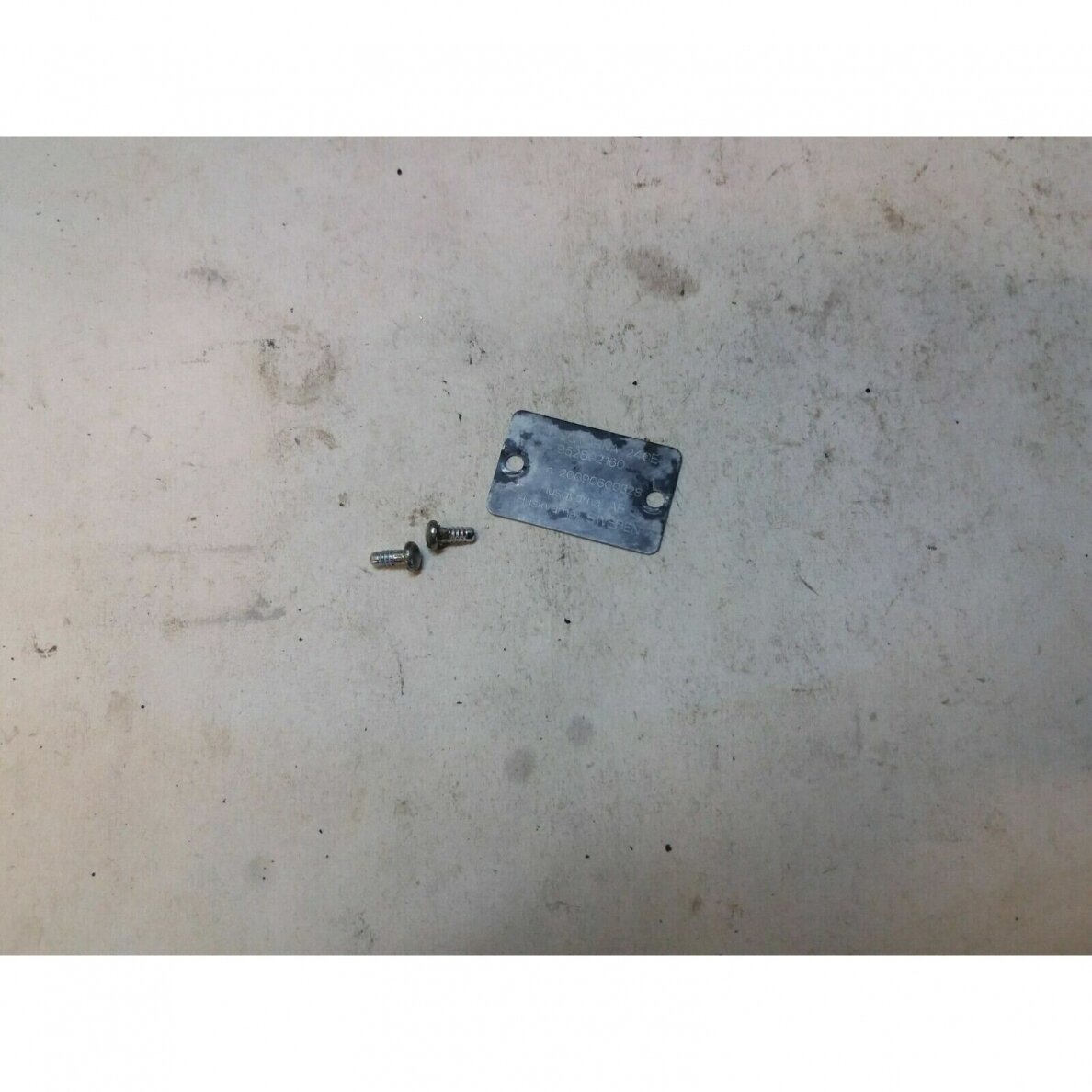 Genuine Identification Plate Husqvarna 240 E chainsaw 1 Genuine Identification Plate Husqvarna 240 E chainsaw 1