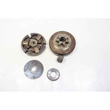 Genuine Clutch Assembly .325 7T Husqvarna 40 45 Jonsered 2041 2045 2050 Partner 400 410 450 460 490 510 chainsaw