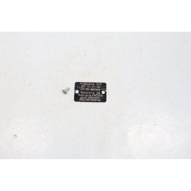 Genuine Identification Plate Husqvarna 340 chainsaw
