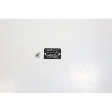 Genuine Identification Plate Jonsered CS2152 chainsaw