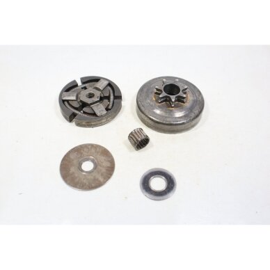 Genuine Clutch Assembly .325 8T Husqvarna 40 45 Jonsered 2041 2045 2050 Partner 400 410 450 460 490 510 chainsaw Genuine Clutch Assembly .325 8T Husqvarna 40 45 Jonsered 2041 2045 2050 Partner 400 410 450 460 490 510 chainsaw