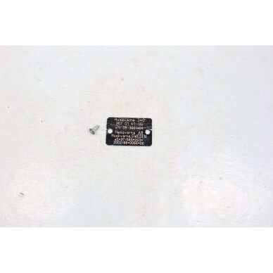 Genuine Identification Plate Husqvarna 340 chainsaw Genuine Identification Plate Husqvarna 340 chainsaw