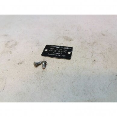 Genuine Identification Plate Jonsered 2145 chainsaw Genuine Identification Plate Jonsered 2145 chainsaw